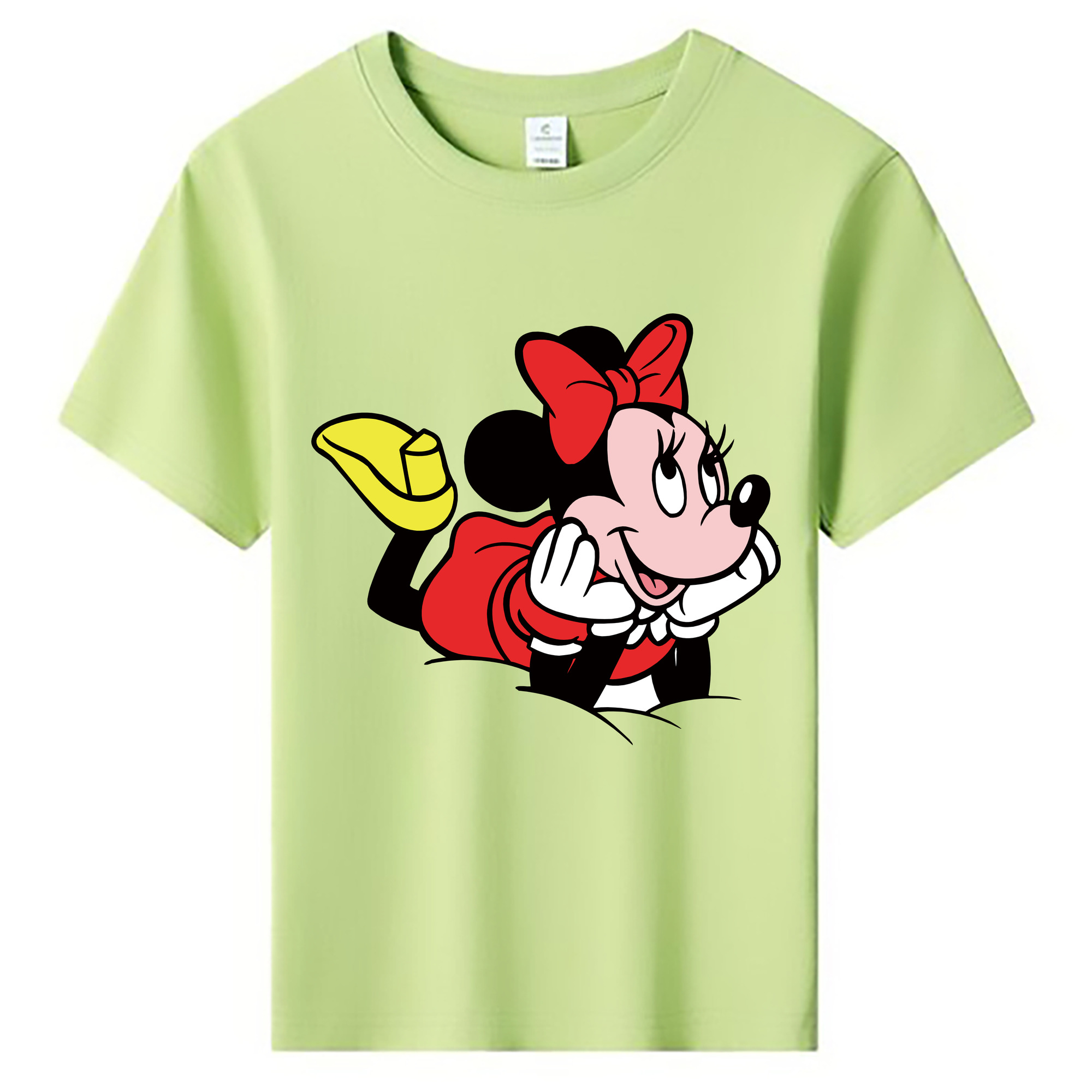 ミッキーマウス Mickey Mouse 綿100％キッズTシャツ（フロントプリント）